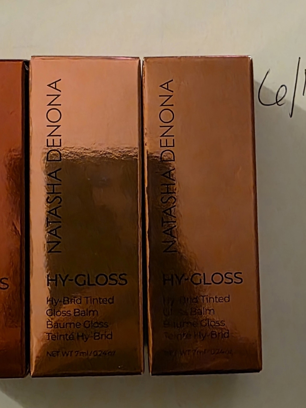 Natasha Denona Hy-glosd Tinted Gloss Balm Trio - NIB